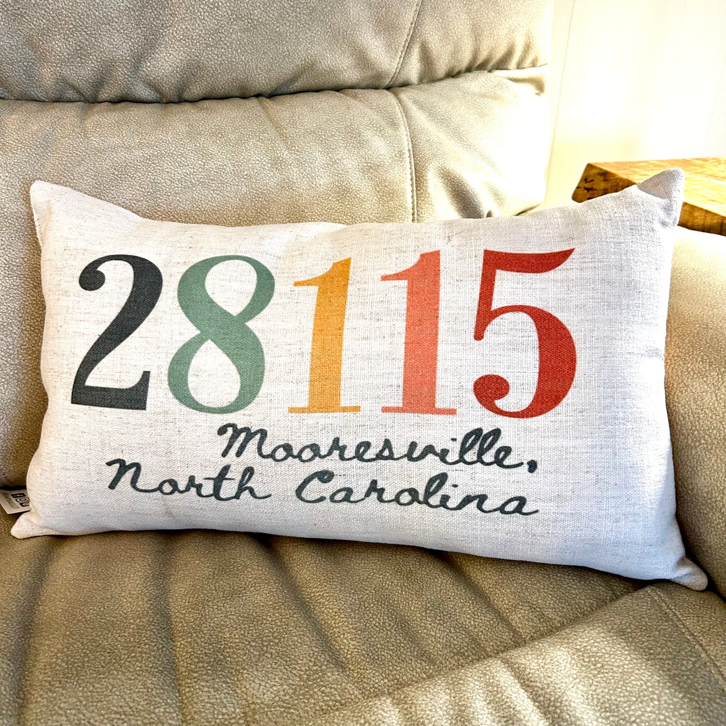 Zip Code Pillow