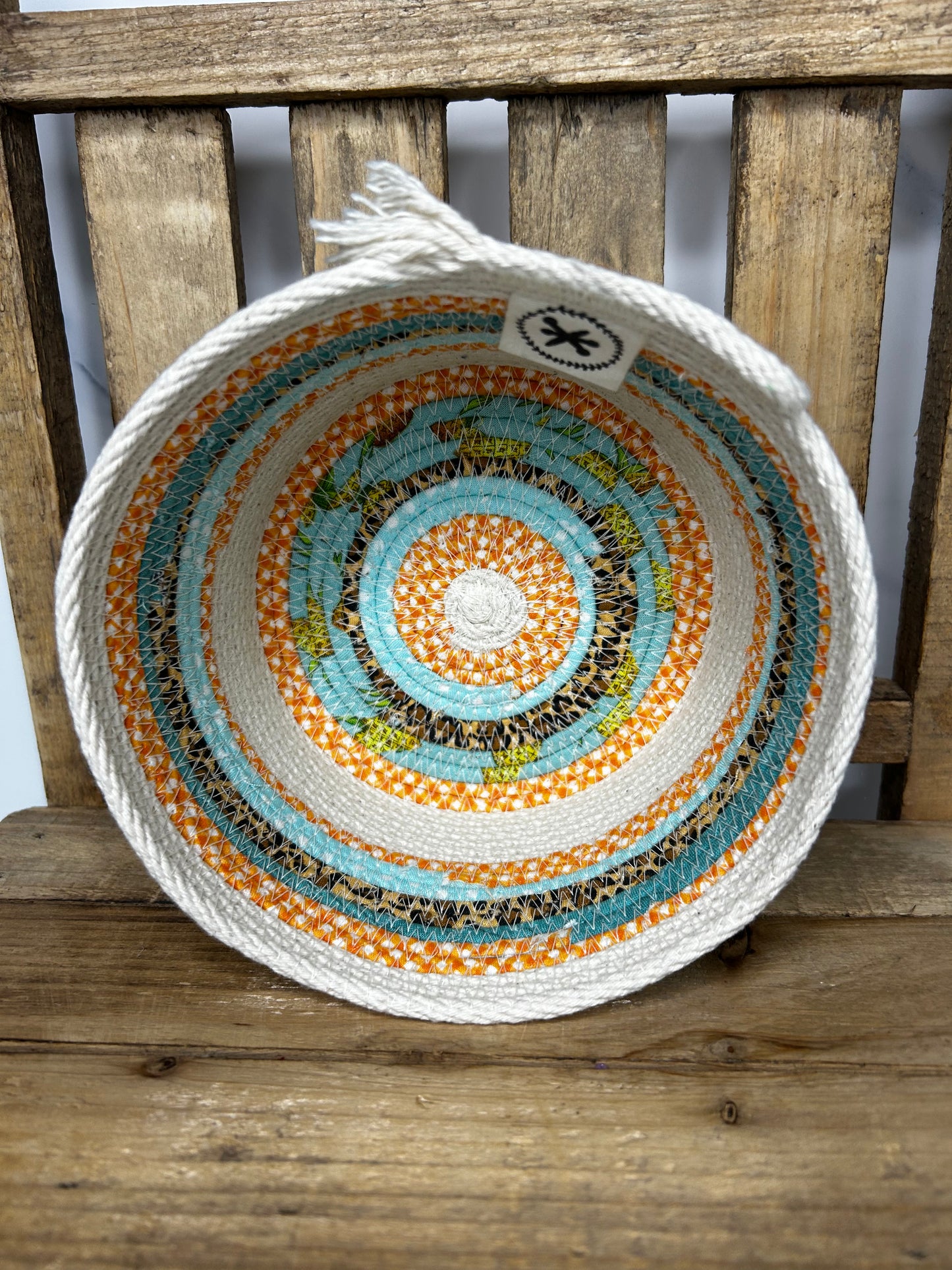 Handmade Rope Fabric Basket