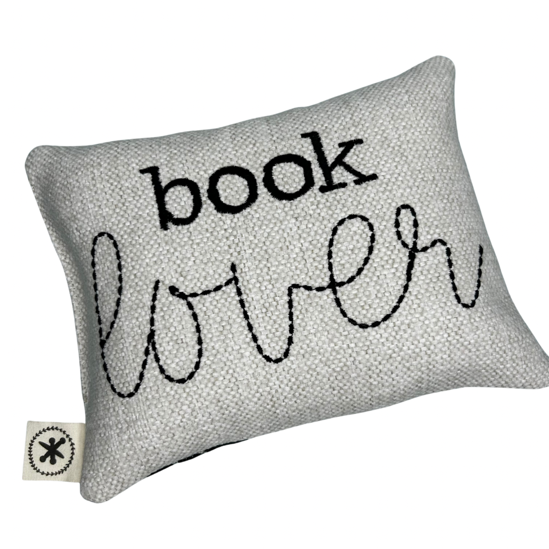 Book Lover Message Pillow