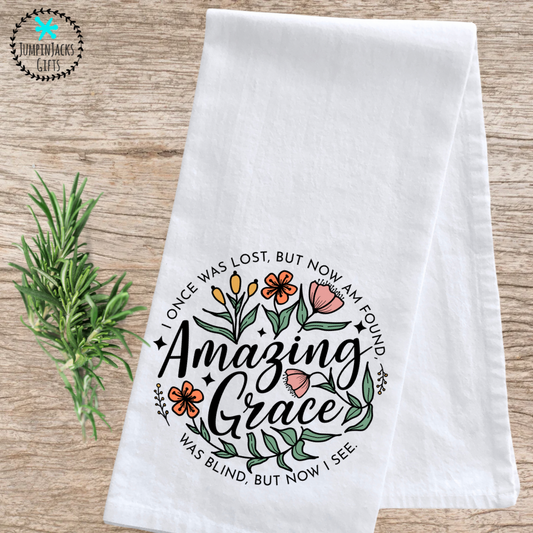 Amazing Grace Tea Towel
