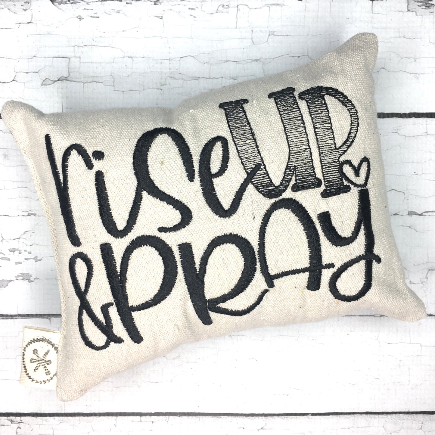 Rise Up & Pray Message Pillow