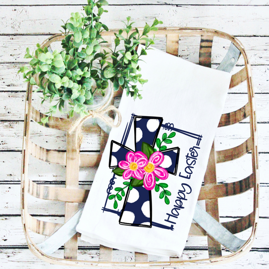Happy Easter Tea Towel