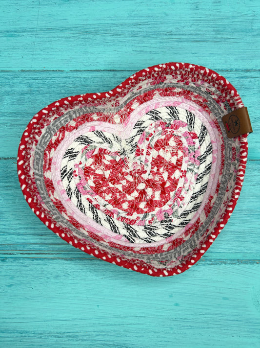 Heart Rope Basket for Valentine’s Day