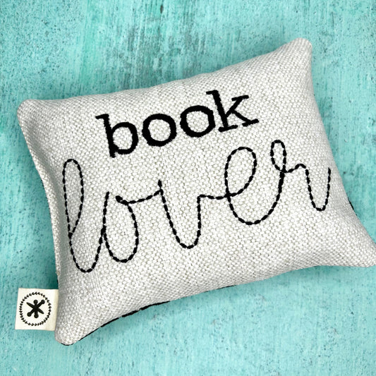 Book Lover Message Pillow