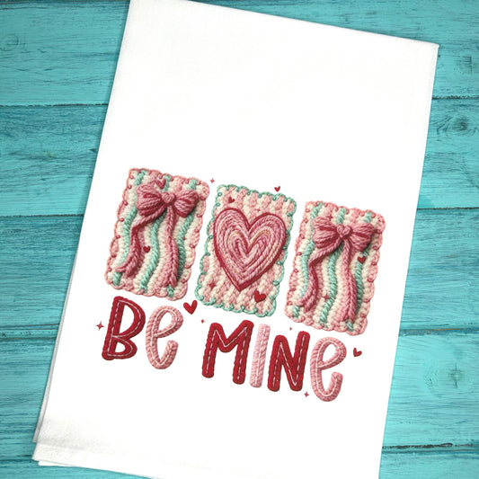 Be Mine Valentine’s Day Tea Towel