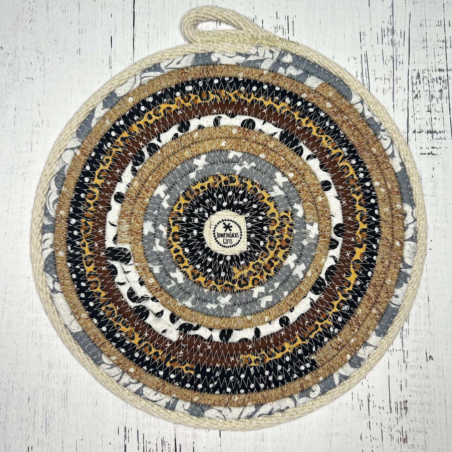 Fabric-Wrapped Rope Trivet