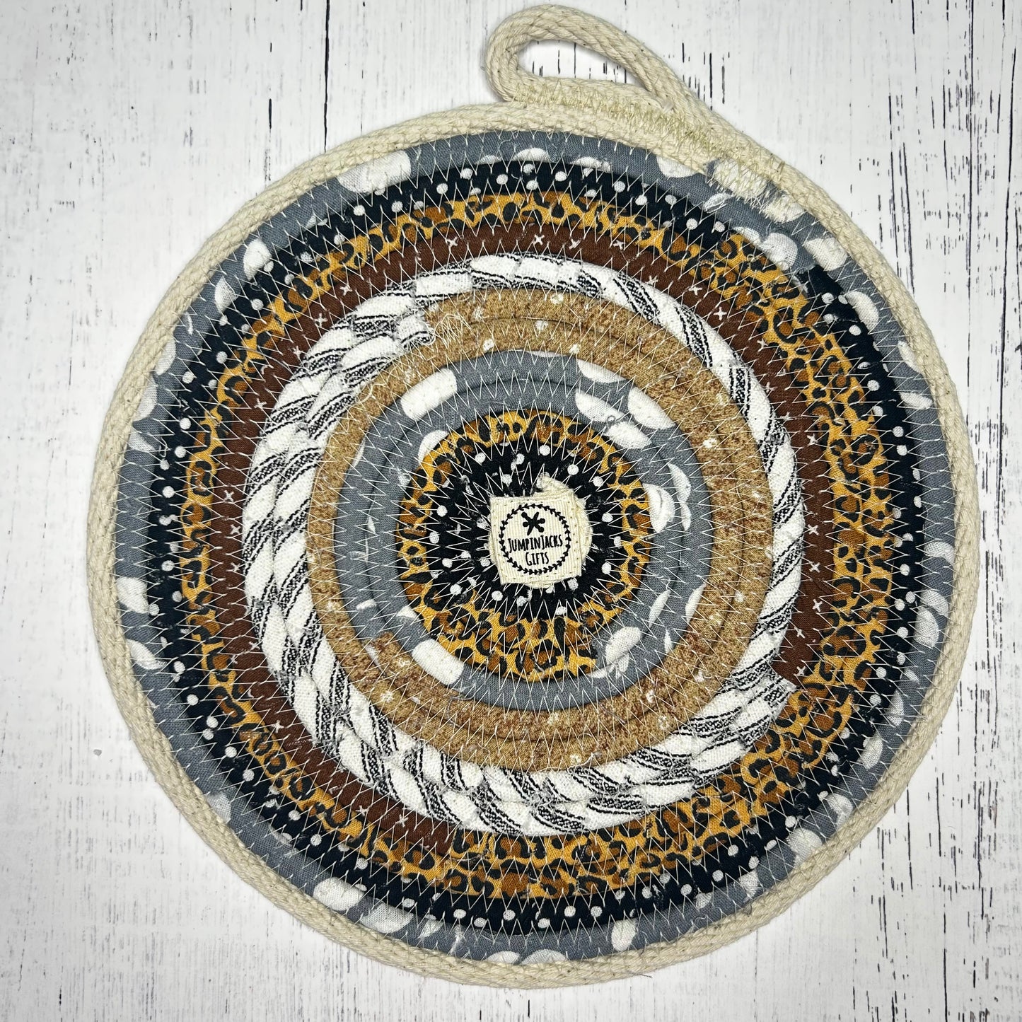 Fabric-Wrapped Rope Trivet