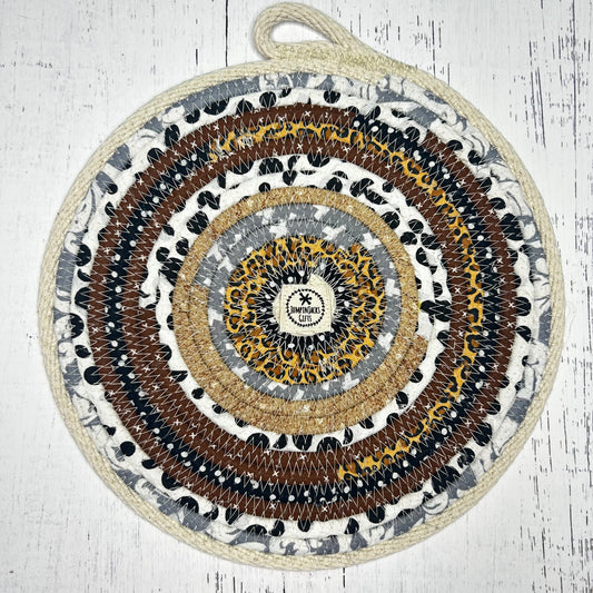 Fabric-Wrapped Rope Trivet