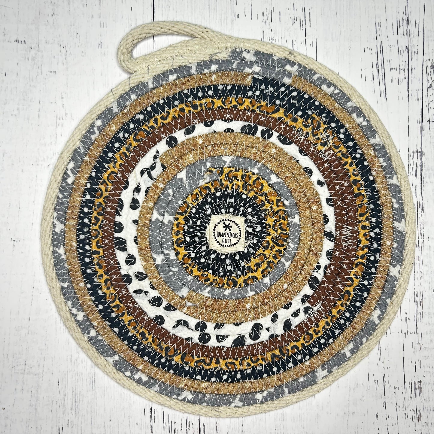 Fabric-Wrapped Rope Trivet