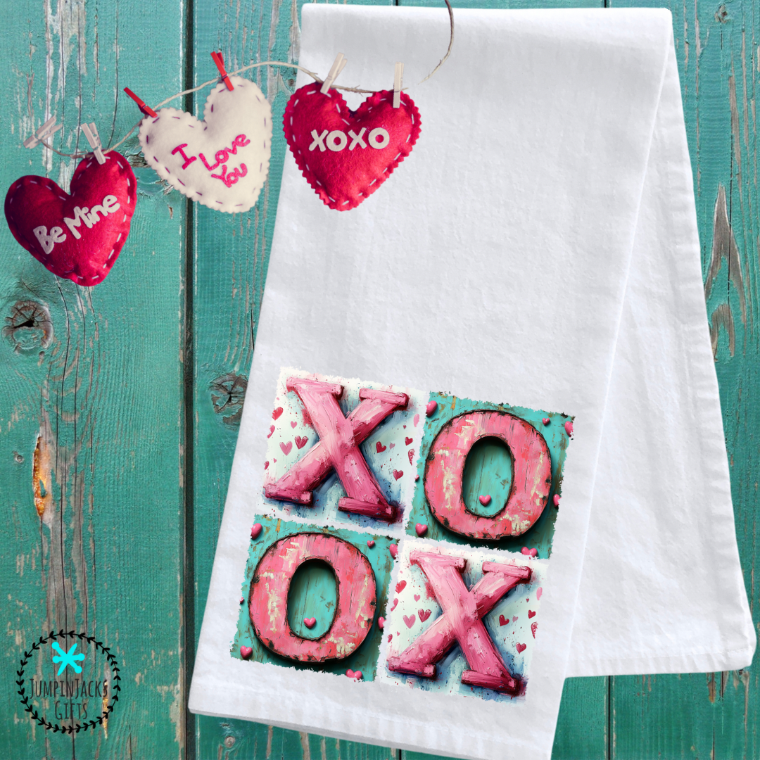 XO-OX Valentine’s Day Tea Towel