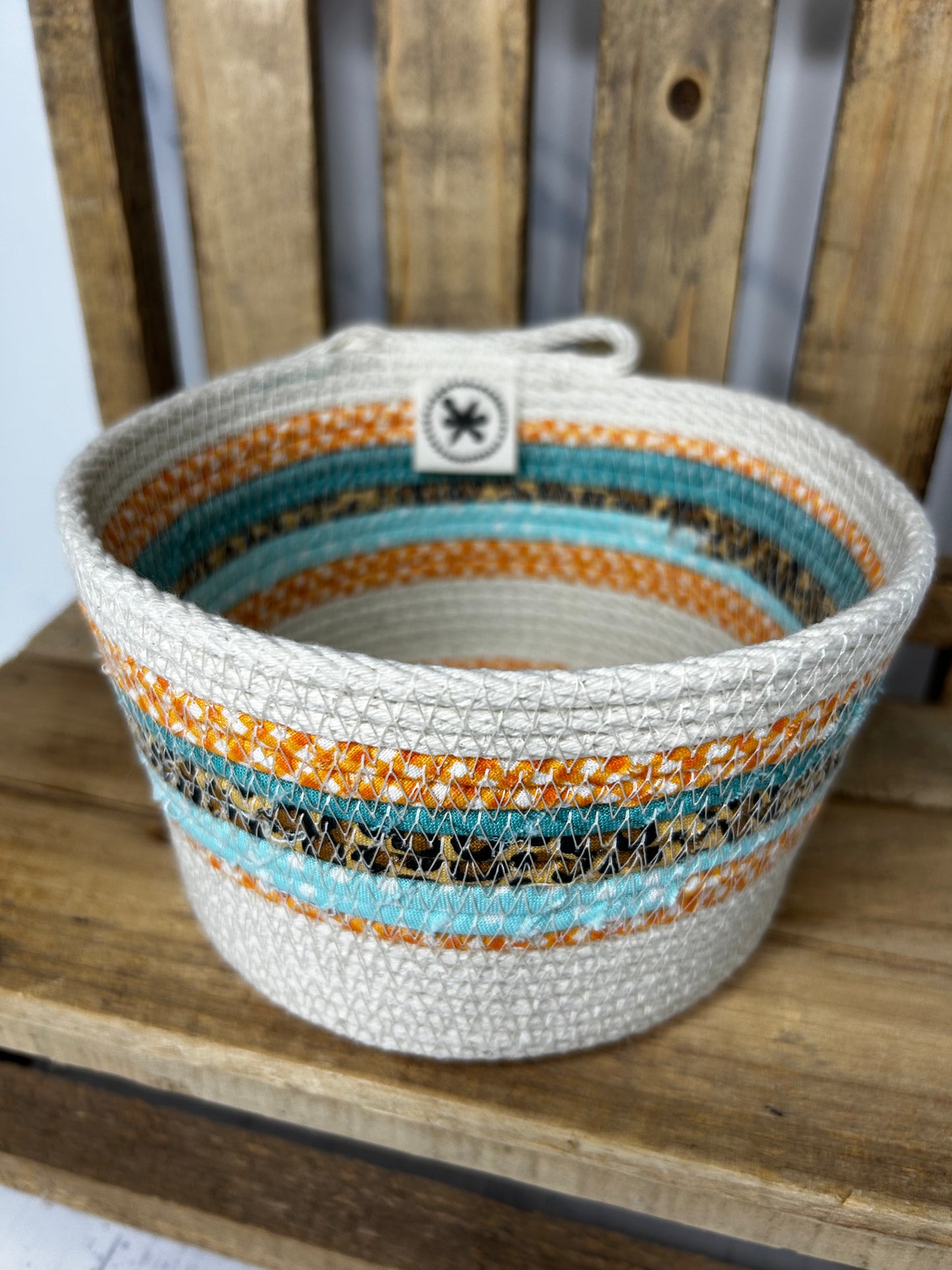 Handmade Rope Fabric Basket