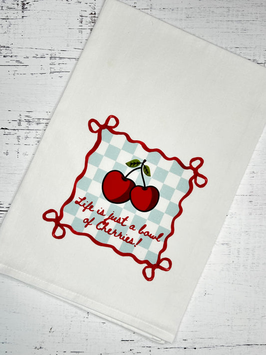 Cherry Tea Towel