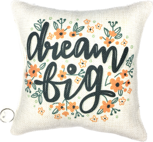 Dream Big Message Pillow